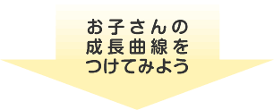 お子さんの成長曲線をつけてみよう